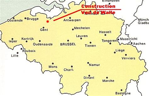 construction van de walle kaart van belgie