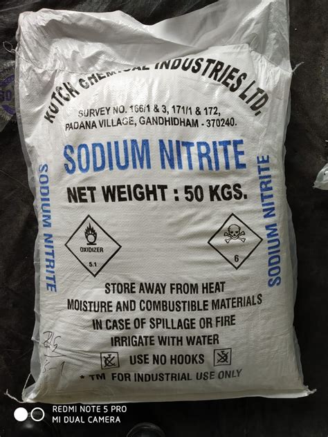 sodium nitrite 7632 00 0 nano2 सोडियम नाइट्राइट rajendra chemicals