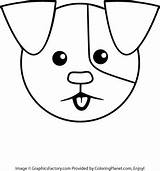 Head Coloring Dog Pages Getcolorings Puppy Getdrawings sketch template