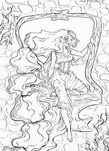 Xd Coloring Pages Disney Print Tangled sketch template