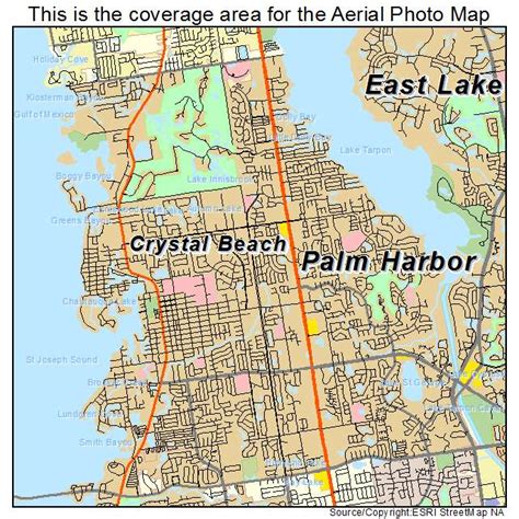 aerial photography map  palm harbor fl florida