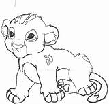 Lion Coloring Pages Baby Cartoon Colouring Printable Getcolorings Getdrawings Color Print Colorings sketch template