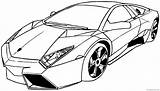 Lamborghini Aventador Coloring4free sketch template