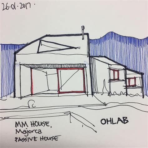 thinking  sketching mm passive house  ohlab  featured  atpassivehouseplusmag