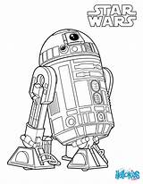 Coloring R2 D2 Pages Print Wars Star Hellokids Color sketch template