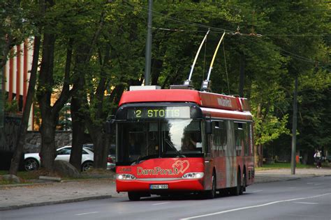 stock photo  trolley bus