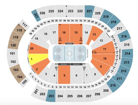 mobile arena seating chart section row seat number info
