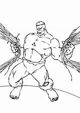 Hulk Tulamama Superhero sketch template