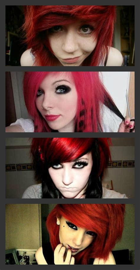 Red Emo And Scene Hair Inspiration Emo Hair Color Red Hair