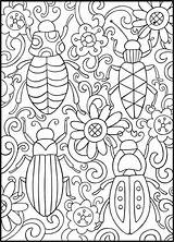 Dover Publications Coloring Pages Doverpublications Bugs Bug Welcome Choose Board Printable sketch template