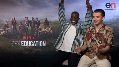 sex education s asa butterfield and ncuti gatwa reveal how