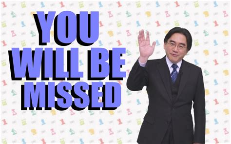 satoru iwata president of nintendo has just passed away