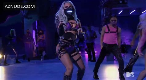 ariana grande and lady gaga sexy performance of rain on me at the mtv