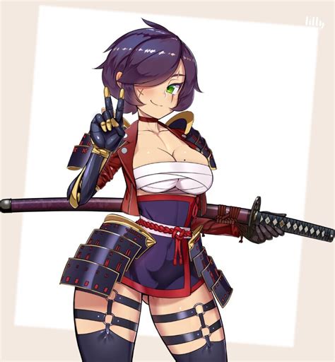 Nisetanaka Original Commission Highres 1girl Armor Black