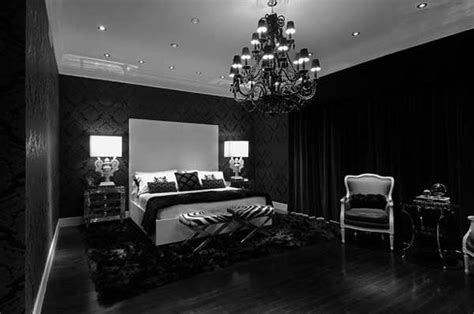 enhance  bedroom  awesome black furniture interior design