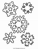 Snowflake Bestofcoloring sketch template