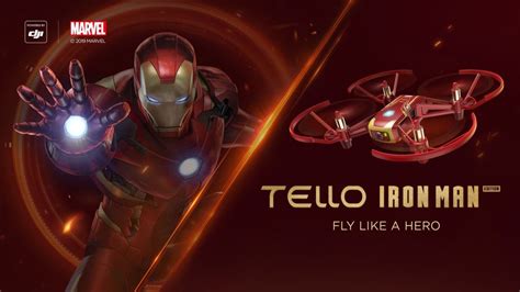 fly   hero   brand  tello iron man edition