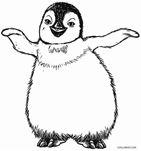penguin coloring pages kidsuki
