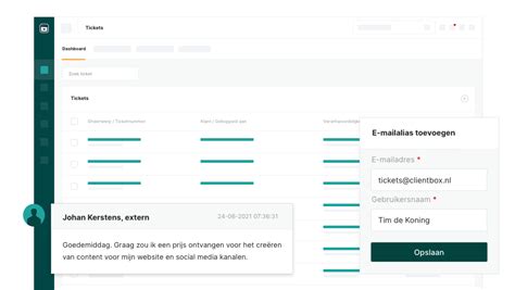 ticketsysteem controle en inzicht op alle vraagstukken clientbox