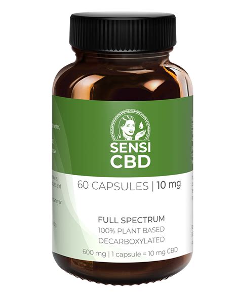 sensi seeds cbd olie  capsules  mg