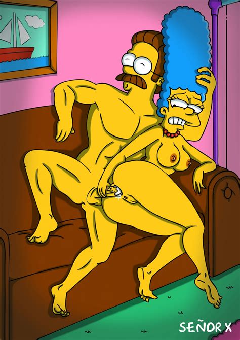 image 1011536 marge simpson ned flanders the simpsons señor x