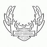 Harley Davidson Logo Outline Stencil Stencils Coloring Drawing Pages Paint Cliparts Clipart Tattoo Line Clip Library Clipartmag Motorcylce Collection Google sketch template