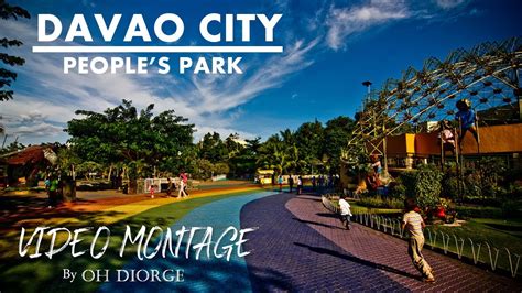 davao city people s park a must visit park in davao youtube
