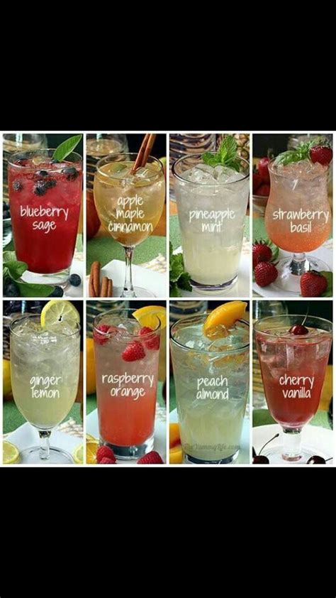 Flavoured Waters Mmmm Flavored Sparkling Water Infused Water Recipes