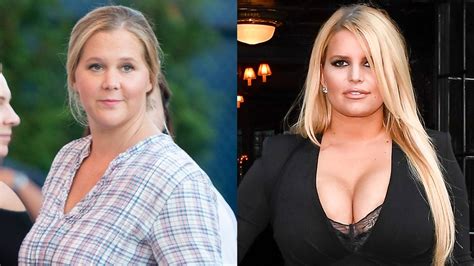 jessica simpson responds to amy schumer poking fun at her 100 lbs