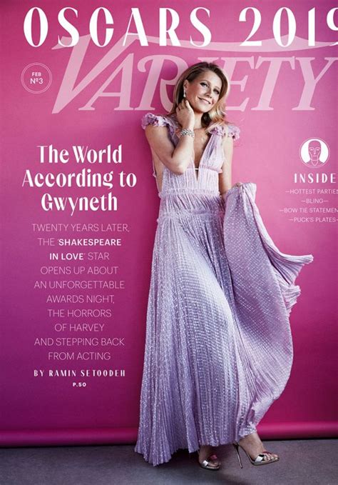 Gwyneth Paltrow Variety Magazine February 2019 • Celebmafia