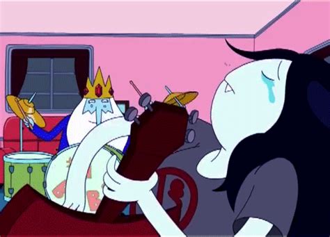 Marceline Jamming With Ice King Ice King And Marceline
