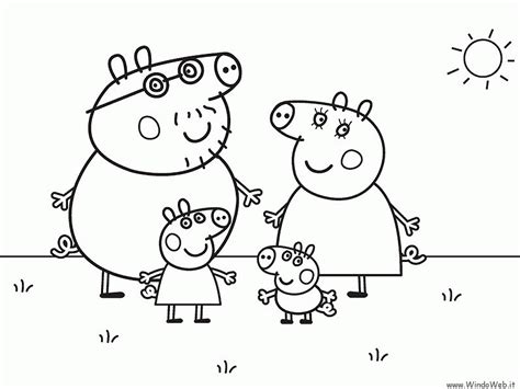 peppa pig printable coloring pages  kids   adults coloring