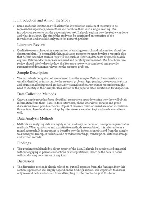 parts  qualitative research paper qualitative research evaluation