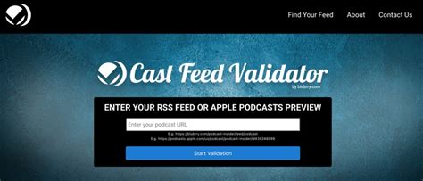 rss feed validators
