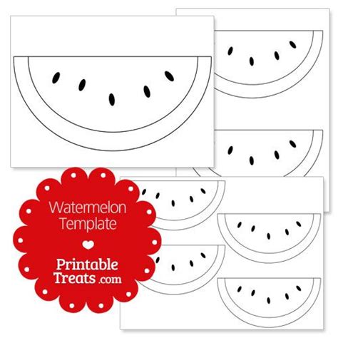 printable watermelon template watermelon crafts toddler art projects
