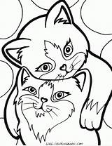 Coloring Pages Puppies Kittens Popular sketch template