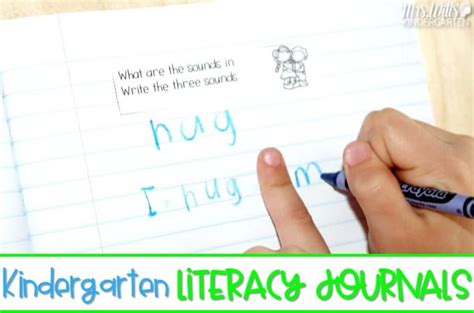 kindergarten journal prompts  daily literacy practice