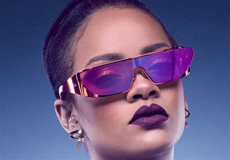 rihanna s new sunglass collection will be available this summer in