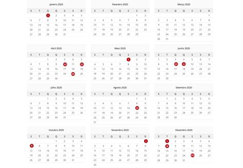 feriados  calendario completo alerta emprego