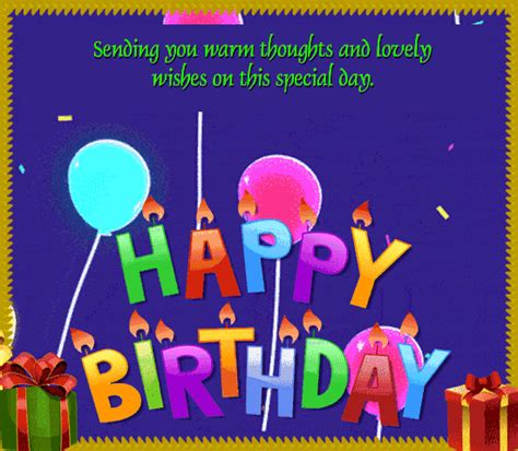 sending  warm thoughts  happy birthday ecards greeting cards
