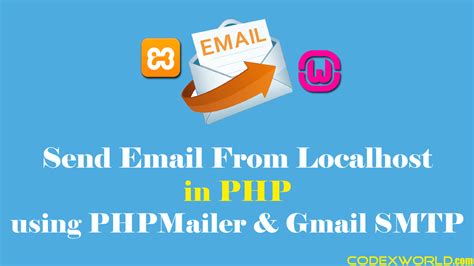 send email  localhost  php codexworld