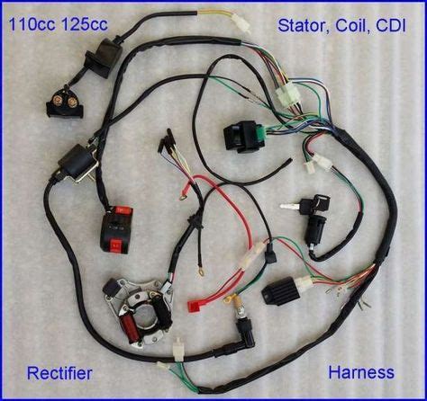 chinese cc engine wiring diagram  amazon cc cc cc atv quad full electrics cdi coil