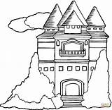 Mansion Coloring Pages Color Template sketch template