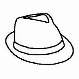 Fedora Clipart Outline Drawing Clipartmag sketch template