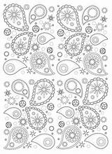 Paisley Coloring Adult Pages Pattern Adults Patterns Drawing Print Color Mandala Beautiful Oriental Coloriage Motifs Easy 1001 Colorier Detaille Dessin sketch template