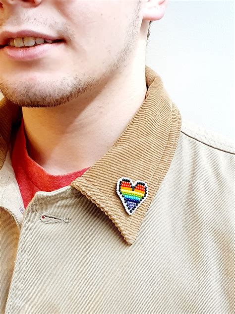 Bisexual Pride Pin Gay Pin Lesbian T Pride Jewelry Custom Etsy