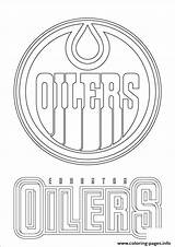 Hockey Nhl Coloring Oilers Logo Pages Edmonton Printable Sport Print Logos Book Info Kids Color Choose Board sketch template
