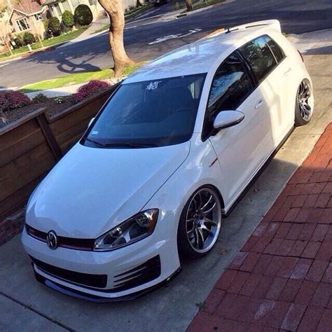 vw golf simply clean volkswagen gti stanced cars