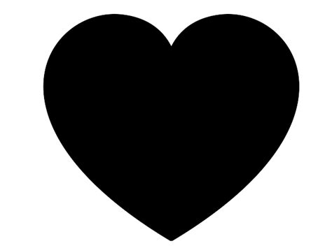 Solid Black Heart Clip Art At Vector Clip Art