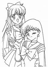 Sailor Moon Coloring Pages Venus Mars Marshawn Lynch Manga Scouts Book Stars Series Getdrawings Getcolorings Colouring Seguente Precedente Diapositive Sailormoon sketch template